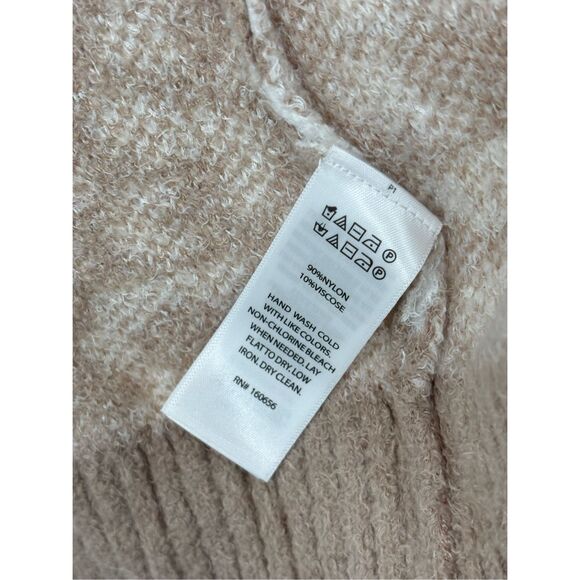 Rachel Zoe Cardigan Sweater Hooded Long Women Large‎ New Animal Print Tan White - Picture 8 of 10